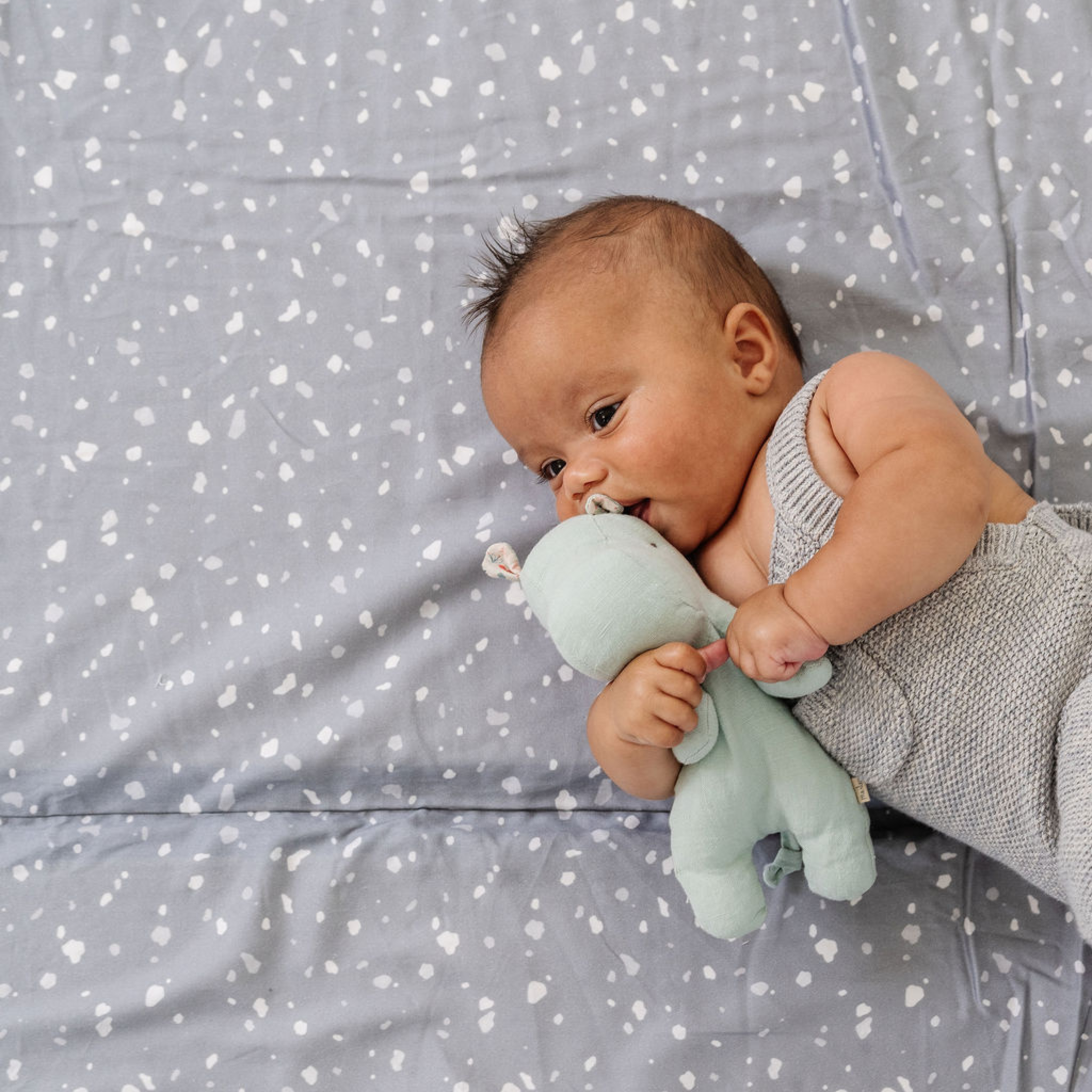 Terrazzo Slate Organic Cotton Mat