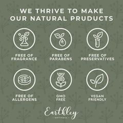 Earthley Wellness, Magnesium Lotion, Shea Butter, Mango Butter, Candelilla Wax, Lavender Scent (6Oz, Regular)