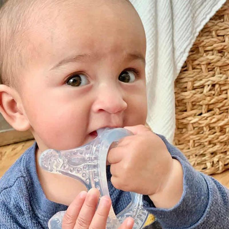 Silicone Crown Teether 1 PK - Amber