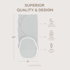 Easy Swaddle Blankets with Zipper