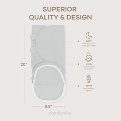 Easy Swaddle Blankets with Zipper