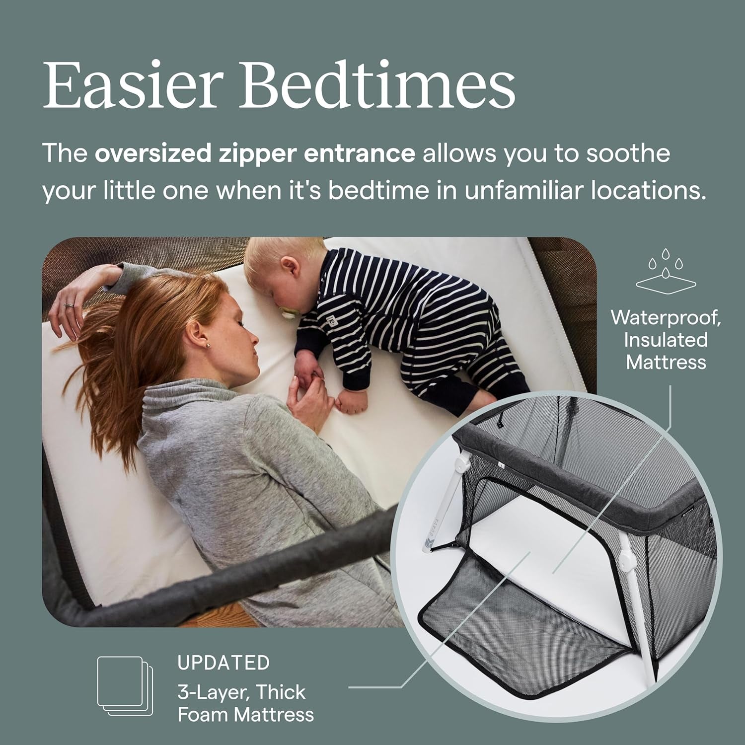backpack travel crib Travel Crib with Lightweight Backpack Design – The Clean Bean Market
