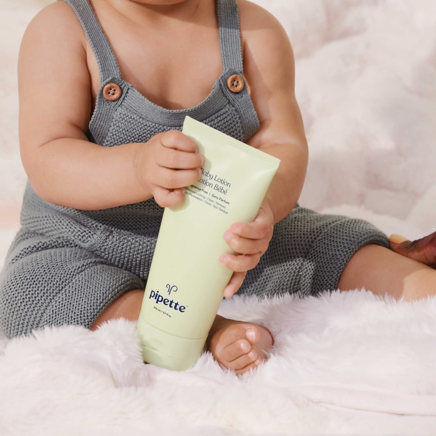 Pipette New & Improved Formula Baby Lotion, Hydration, Natural Moisture of Baby'S Delicate Skin, Renewable Plant-Derived Squalane, Fragrance-Free Lotion, 6 Fl. Oz (3000991)