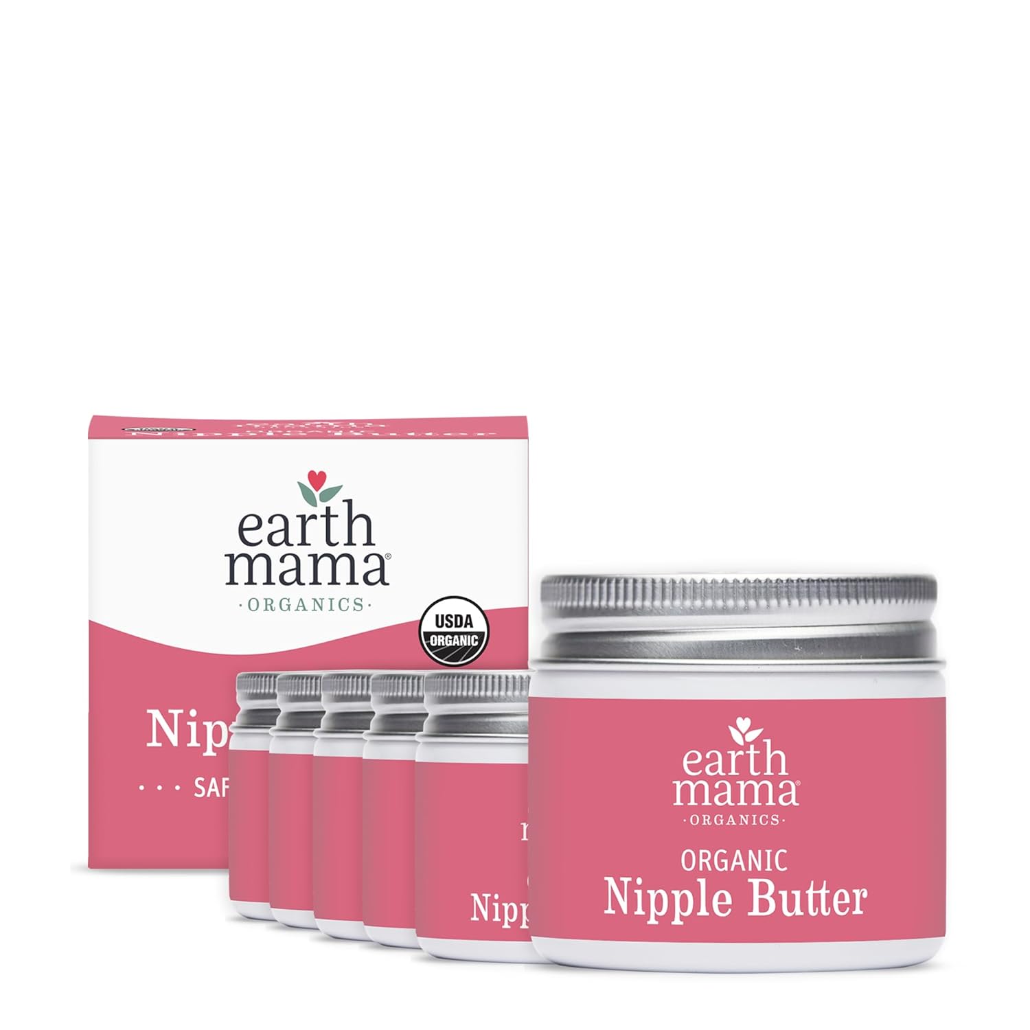 Earth Mama Nipple Butter™ & Diaper Balm | Nipple Cream & Organic Skincare for Baby | Breastfeeding & Postpartum Essentials Bundle