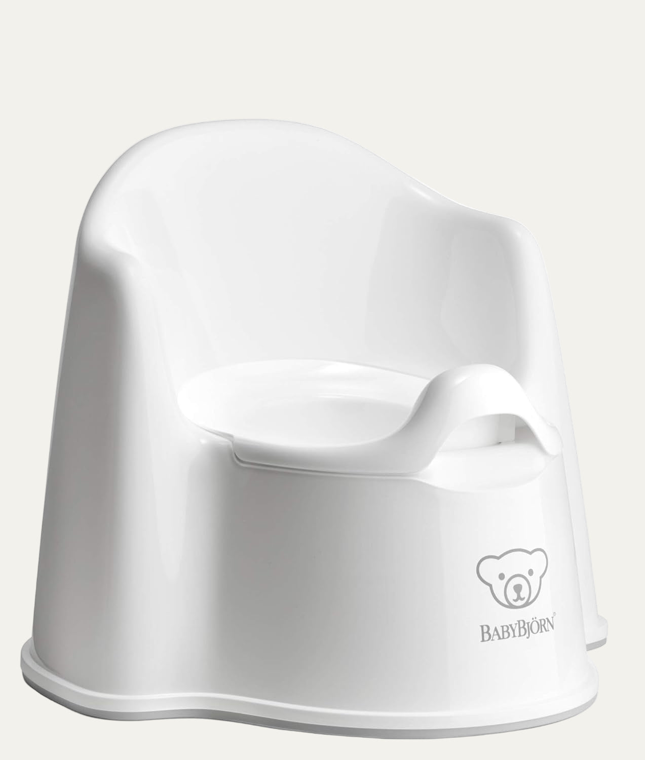 Babybjörn Potty Chair, Deep Blue/White | Potty Training Toilet, Easy-To-Clean, Removable Inner Potty, Non-Slip