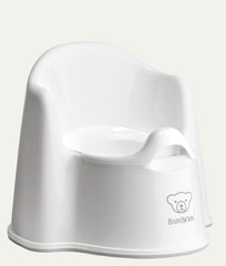 Babybjörn Potty Chair, Deep Blue/White | Potty Training Toilet, Easy-To-Clean, Removable Inner Potty, Non-Slip