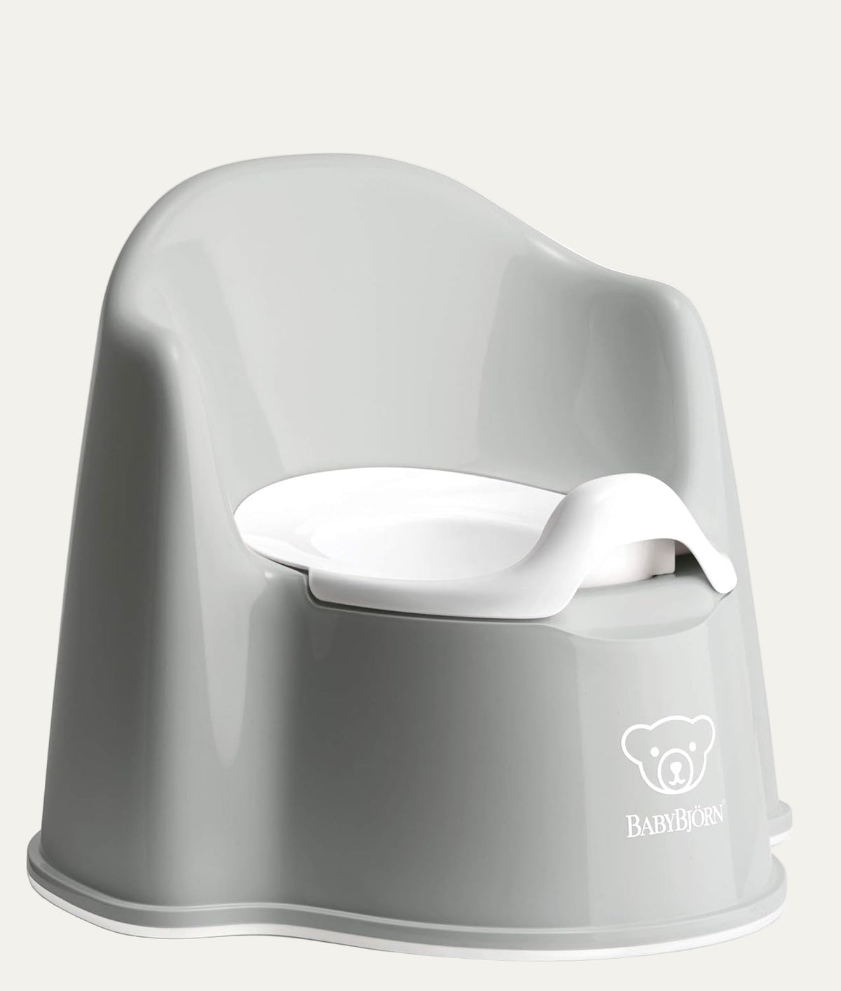 Babybjörn Potty Chair, Deep Blue/White | Potty Training Toilet, Easy-To-Clean, Removable Inner Potty, Non-Slip