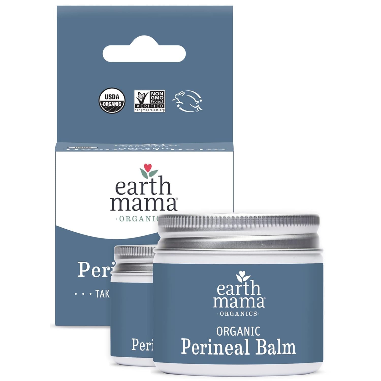 Earth Mama Postpartum Recovery Kit, Take Care down There® Trifecta with Organic Perineal Balm, Sitz Bath & Herbal Peri Spray, 3-Piece Set