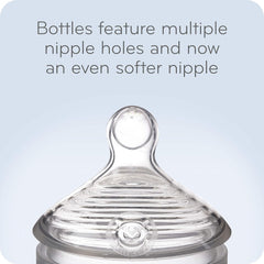 NUK Simply Natural Glass Bottle, 4Oz.