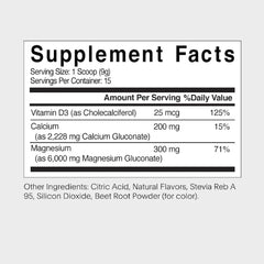 Magnesium plus 300 Mg Drink Mix with Calcium & Vitamin D3