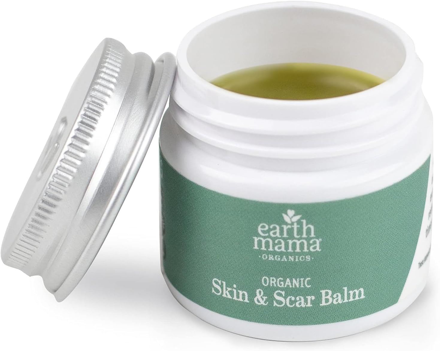 Earth Mama Organic Skin & Scar Balm |C-Section Recovery Skin Care, Pregnancy Stretch Mark Scar Cream with Organic Jojoba Oil, Tamanu Oil & Gotu Kola