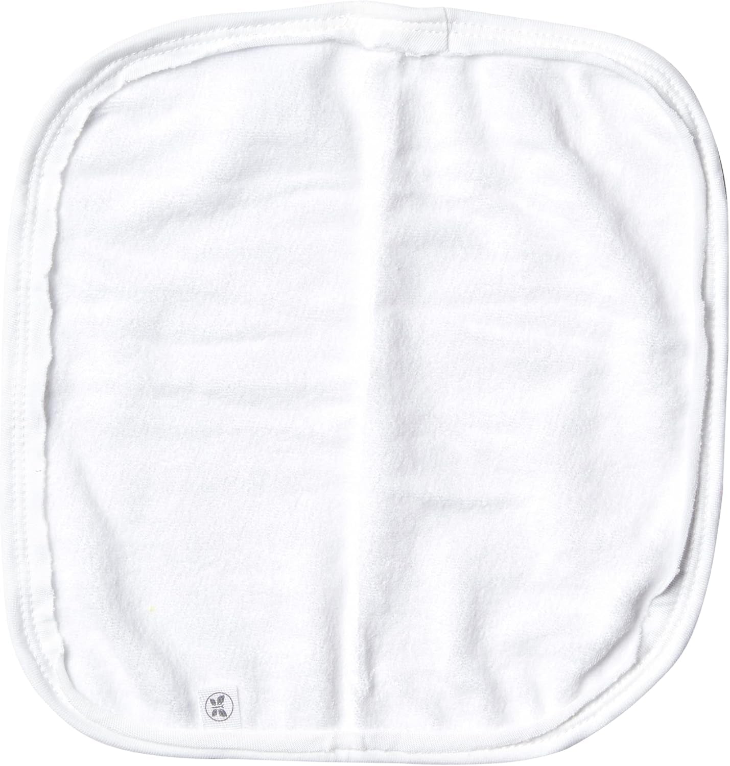 Honestbaby 10-Pack Terry Wash Cloths in Gift Box 100% Organic Cotton for Infant Baby Boys, Girls, 10-Pack Bright White, One Size