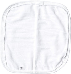 Honestbaby 10-Pack Terry Wash Cloths in Gift Box 100% Organic Cotton for Infant Baby Boys, Girls, 10-Pack Bright White, One Size