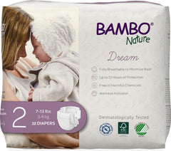 Bambo Nature Premium Baby Diapers (SIZES 0 to 6 AVAILABLE), Size 1, 36 Count