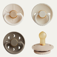 Natural Rubber Pacifier 4-Pack