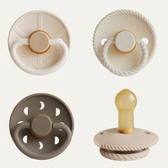 Natural Rubber Pacifier 4-Pack