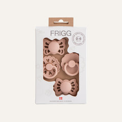 FRIGG Baby's First Pacifier Floral Heart (Blush) 4-Pack