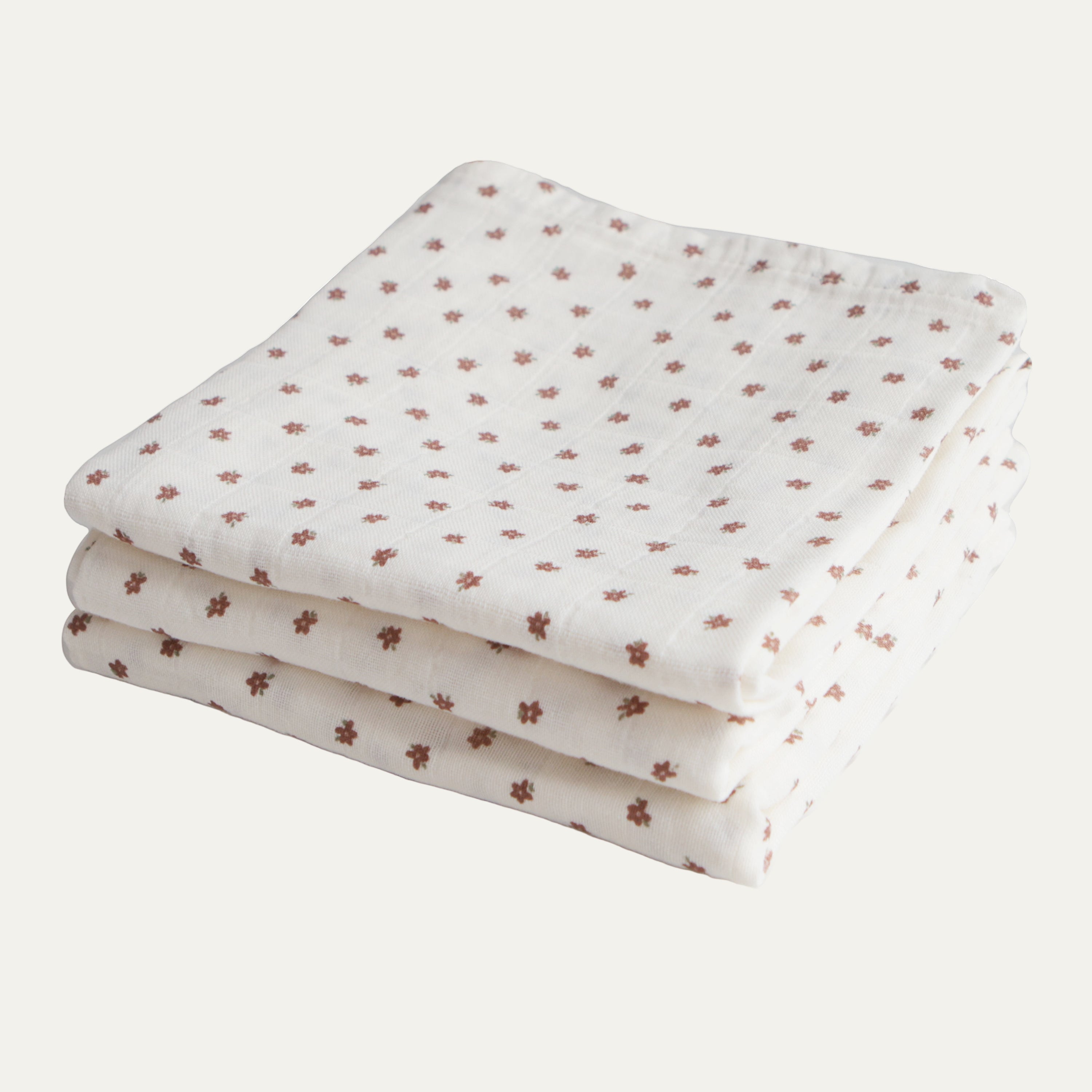 Organic Cotton Muslin Cloths 3-Pack