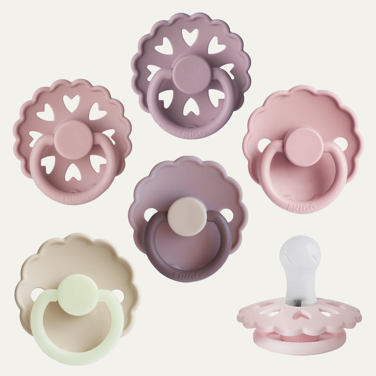 Silicone Pacifier 6-Pack