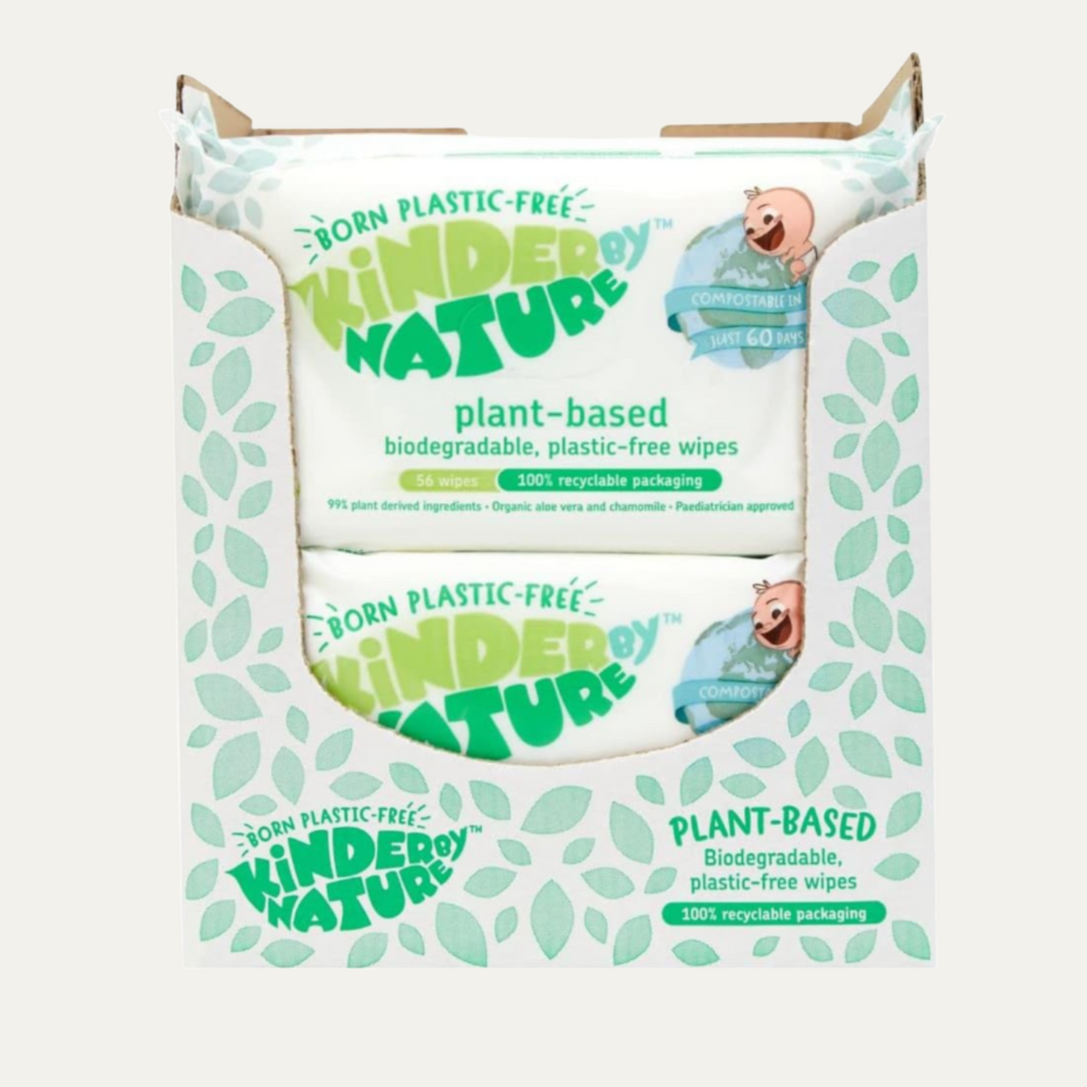 Plant Based Baby Wipes - 100% Biodegradable & Compostable