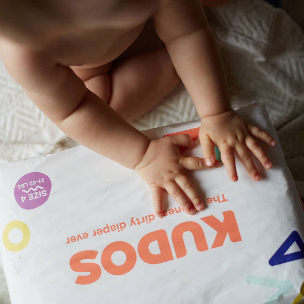 Diaper Box | 100% Cotton-Lined TCF Diapers Size 1-6 | Kudos