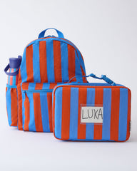 Cool Kid Lunch Box | Blue & Rust Stripe