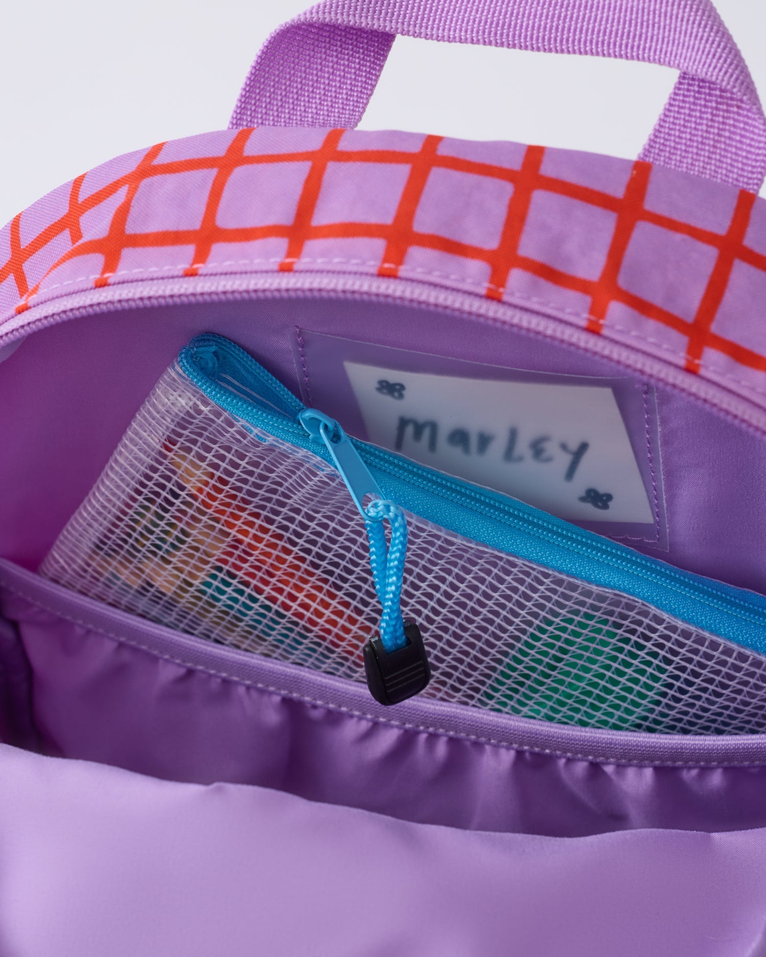 Cool Kid Backpack | Orchid Grid