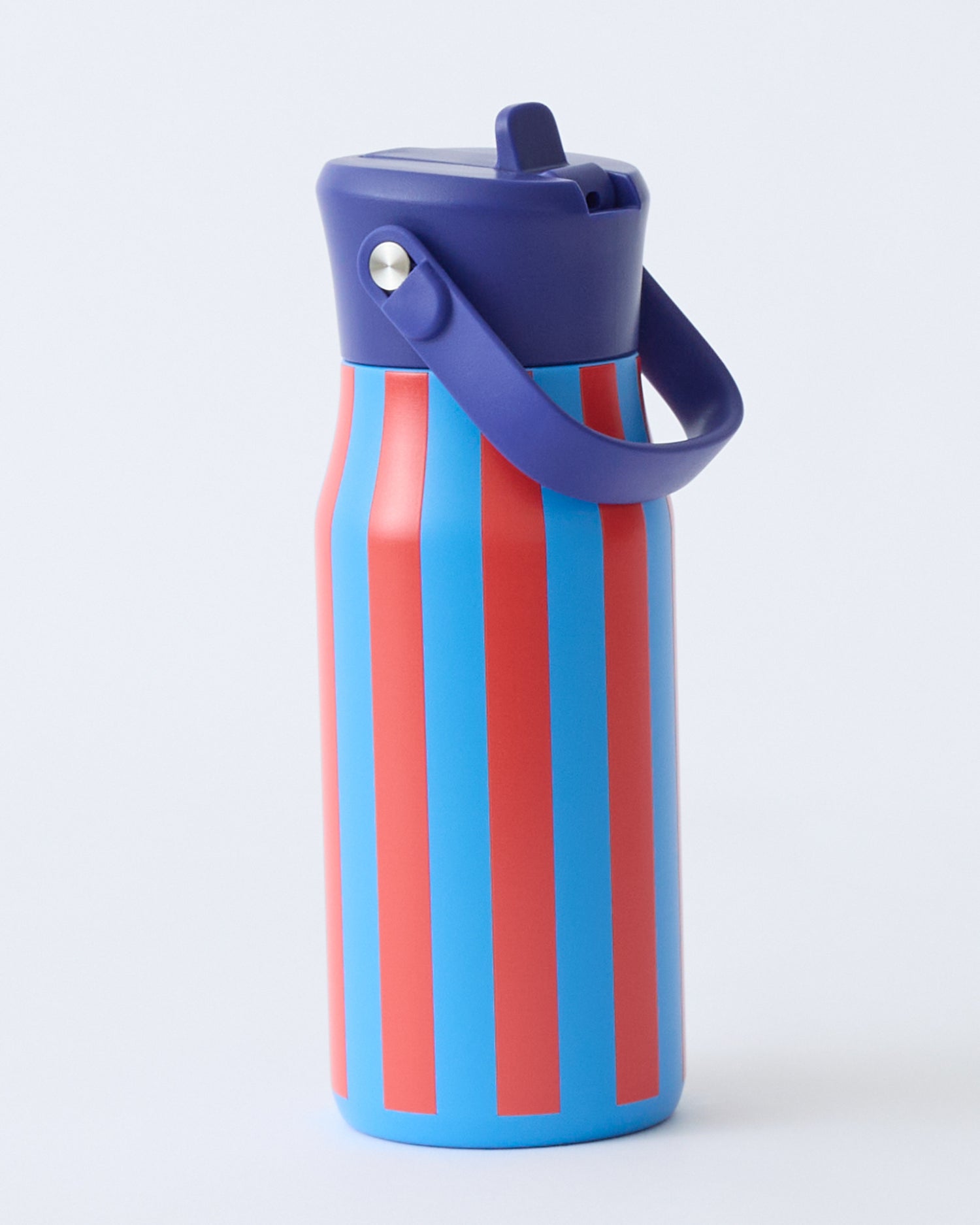 Cool Kid Water Bottle | Blue & Rust Stripe