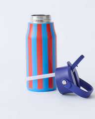 Cool Kid Water Bottle | Blue & Rust Stripe