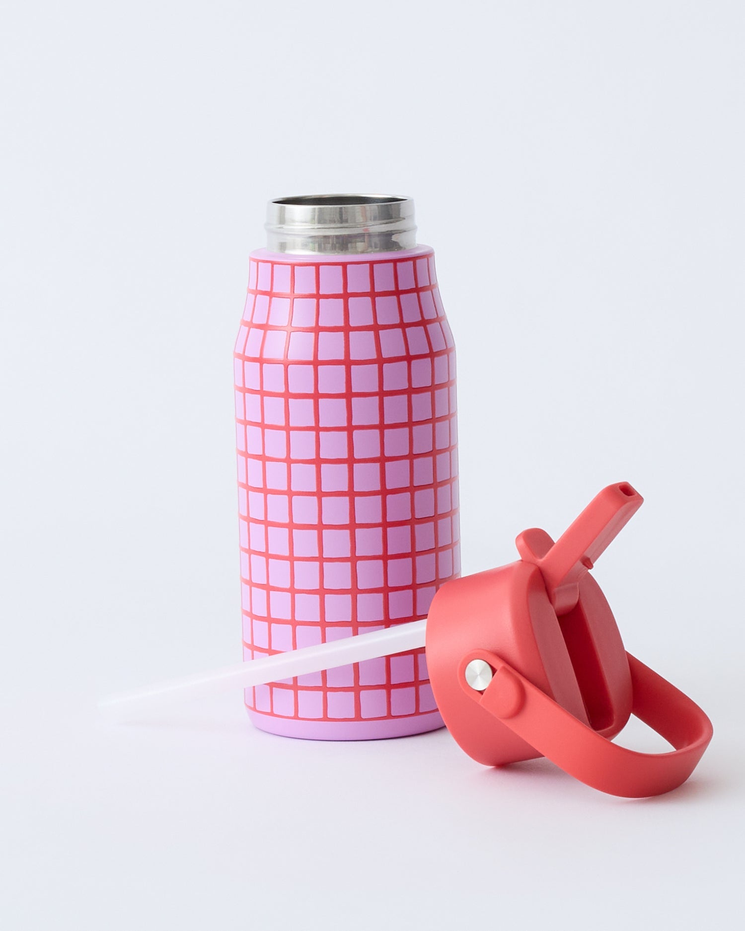 Cool Kid Water Bottle | Orchid Grid
