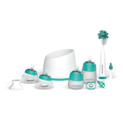 Baby Bottle Complete Feeding Set – Anti-Colic Bottles, Pacifiers, Warmer & Brush