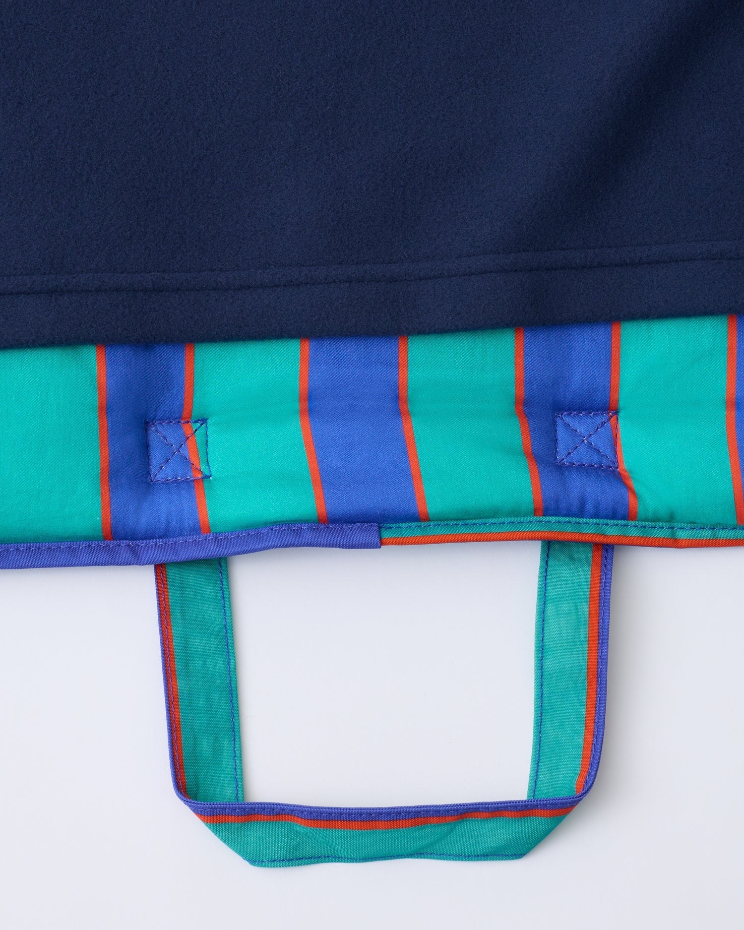 Cool Kid Nap Mat | Navy & Green Stripe