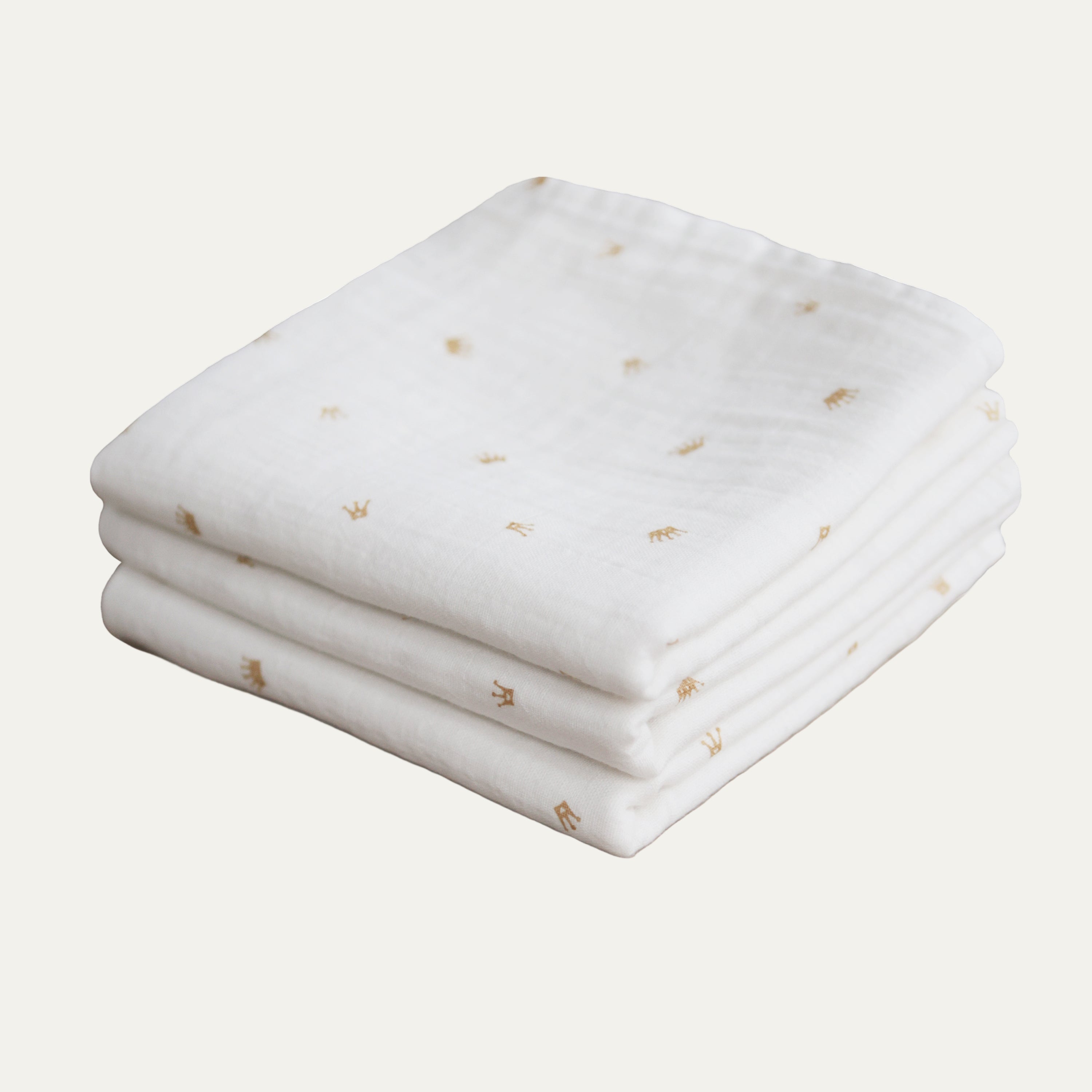 Organic Cotton Muslin Cloths 3-Pack