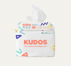 Diaper Box & Wipes Bundle | 100% Cotton-Lined TCF Diapers Size 1-6 | Kudos