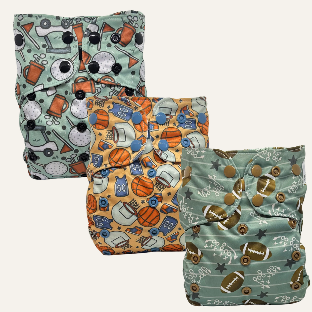 Sports Pocket Diaper Bundle