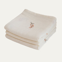 Organic Cotton Muslin Cloths 3-Pack