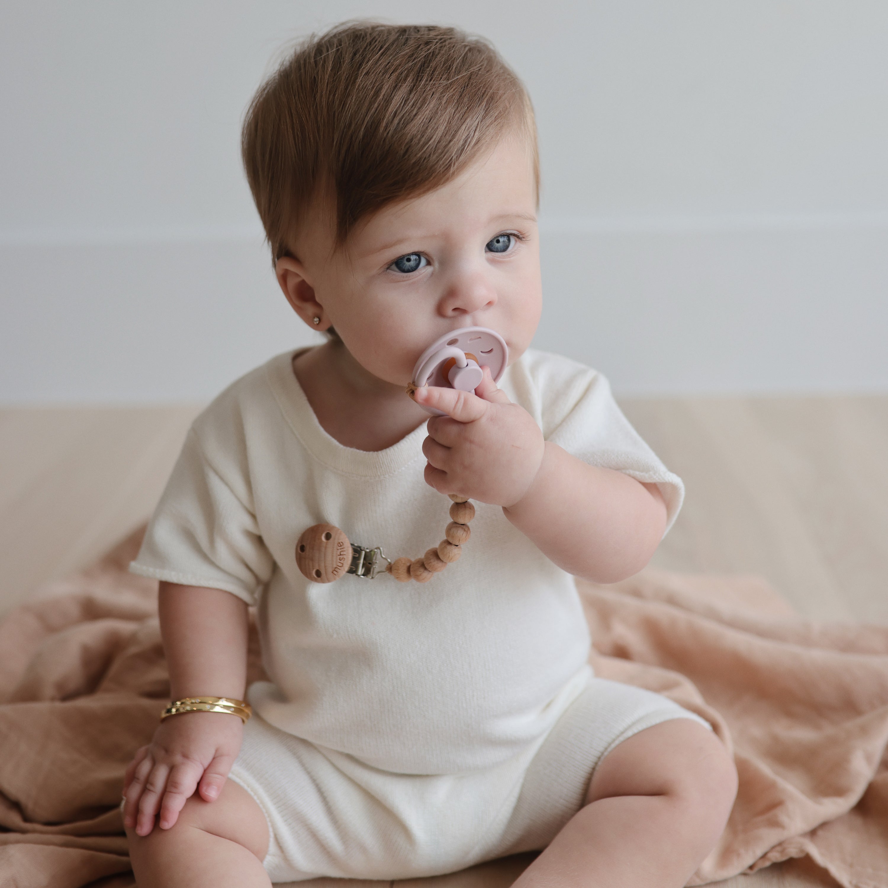 FRIGG Moon Silicone Pacifier 2-Pack