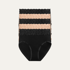 High-Waisted Postpartum Underwear Pack | Assorted Neutrals