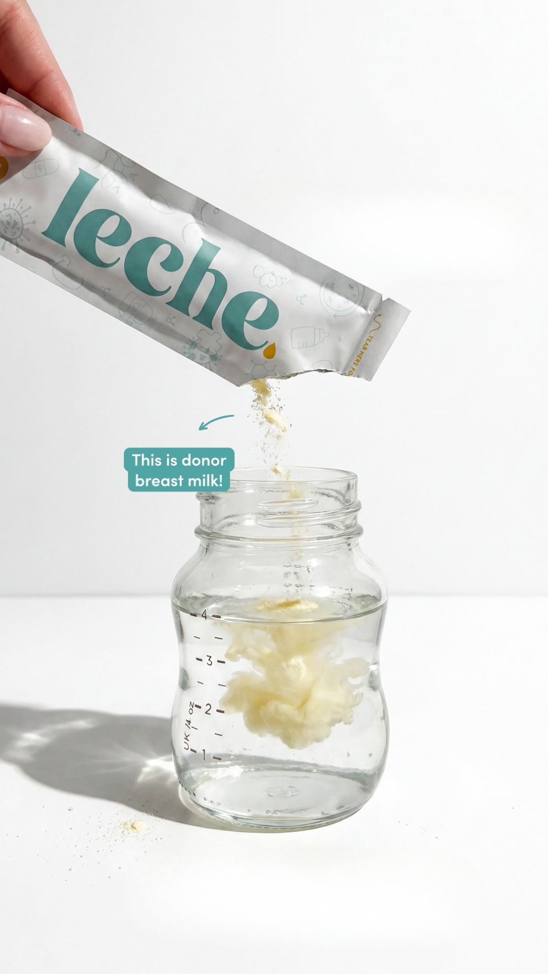 powdered donor breast milk