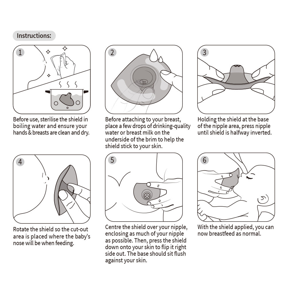 Silicone Nipple Shields 2-pk (24 mm)