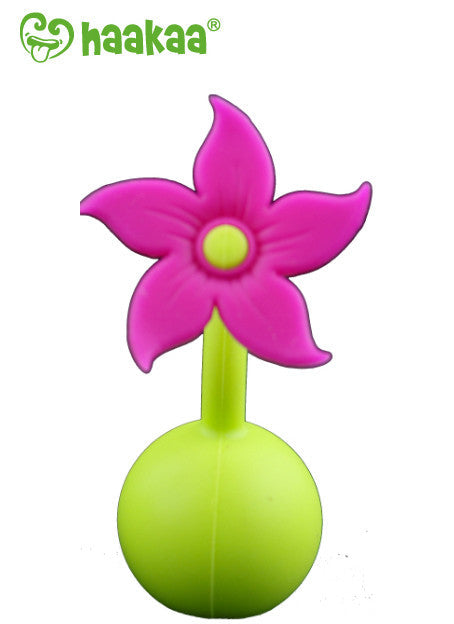 Gen 1 Silicone Breast Pump 4 oz and Silicone Flower Stopper Set