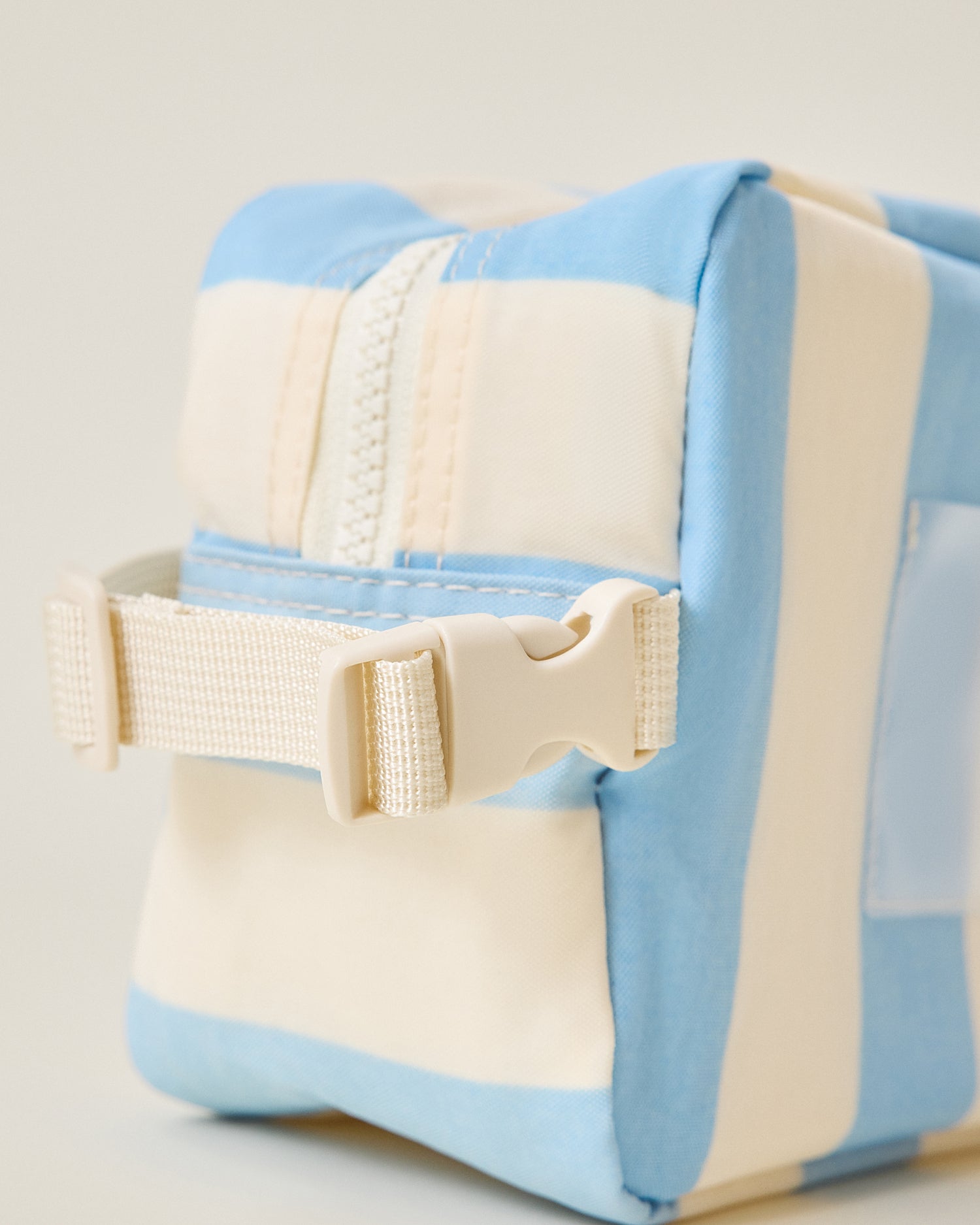 Mini Cooler Bag | Blue Wide Stripe