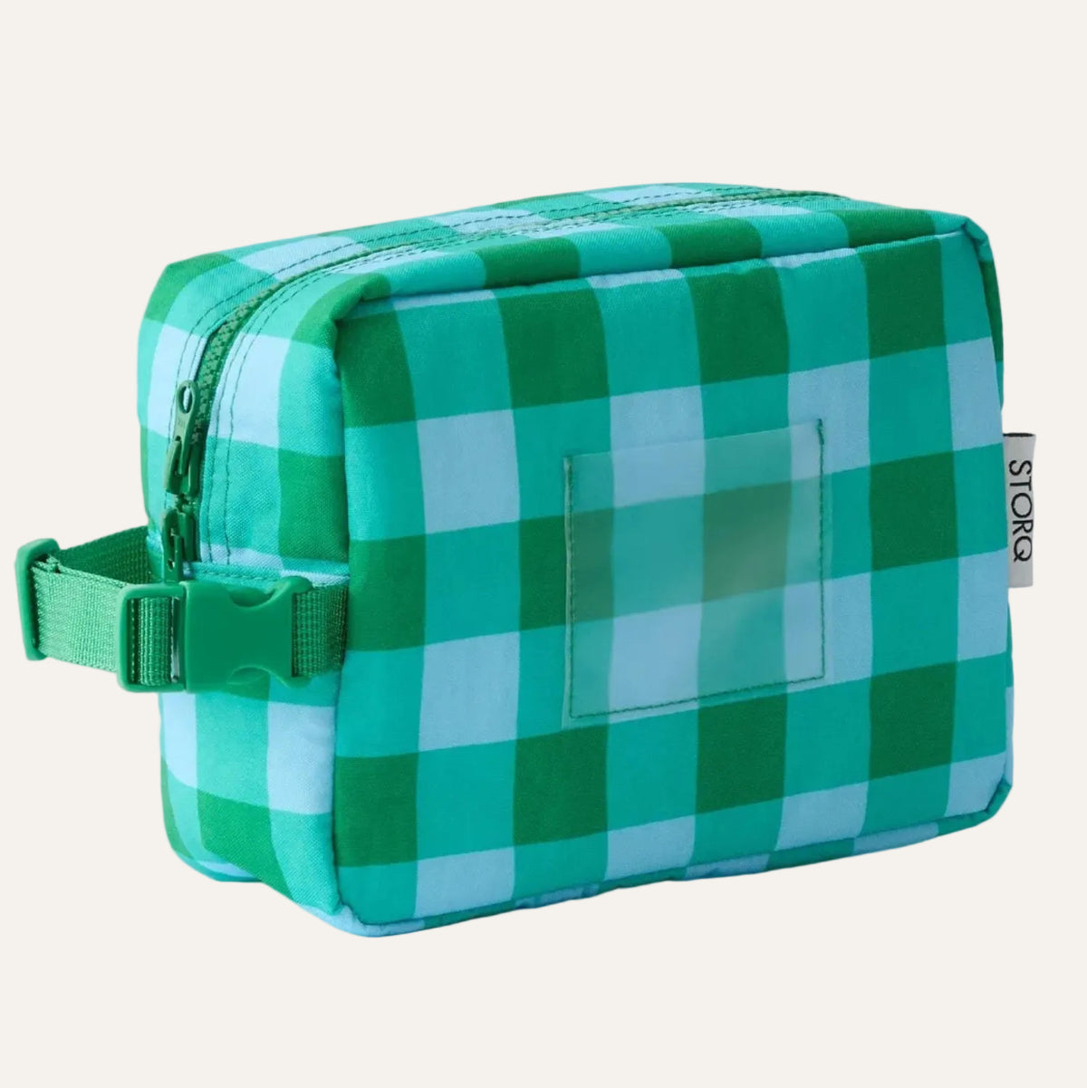 Mini Cooler Bag | Teal Gingham