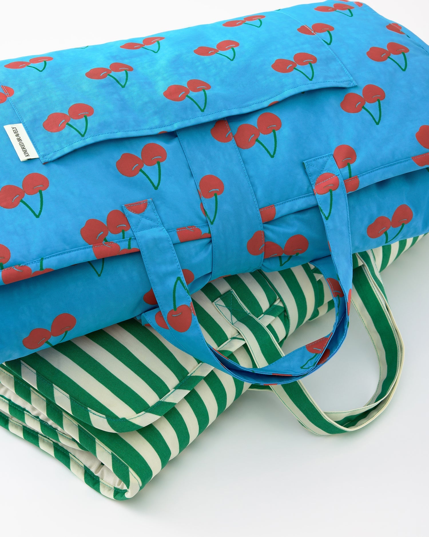 Cool Kid Nap Mat | Blue Cherries