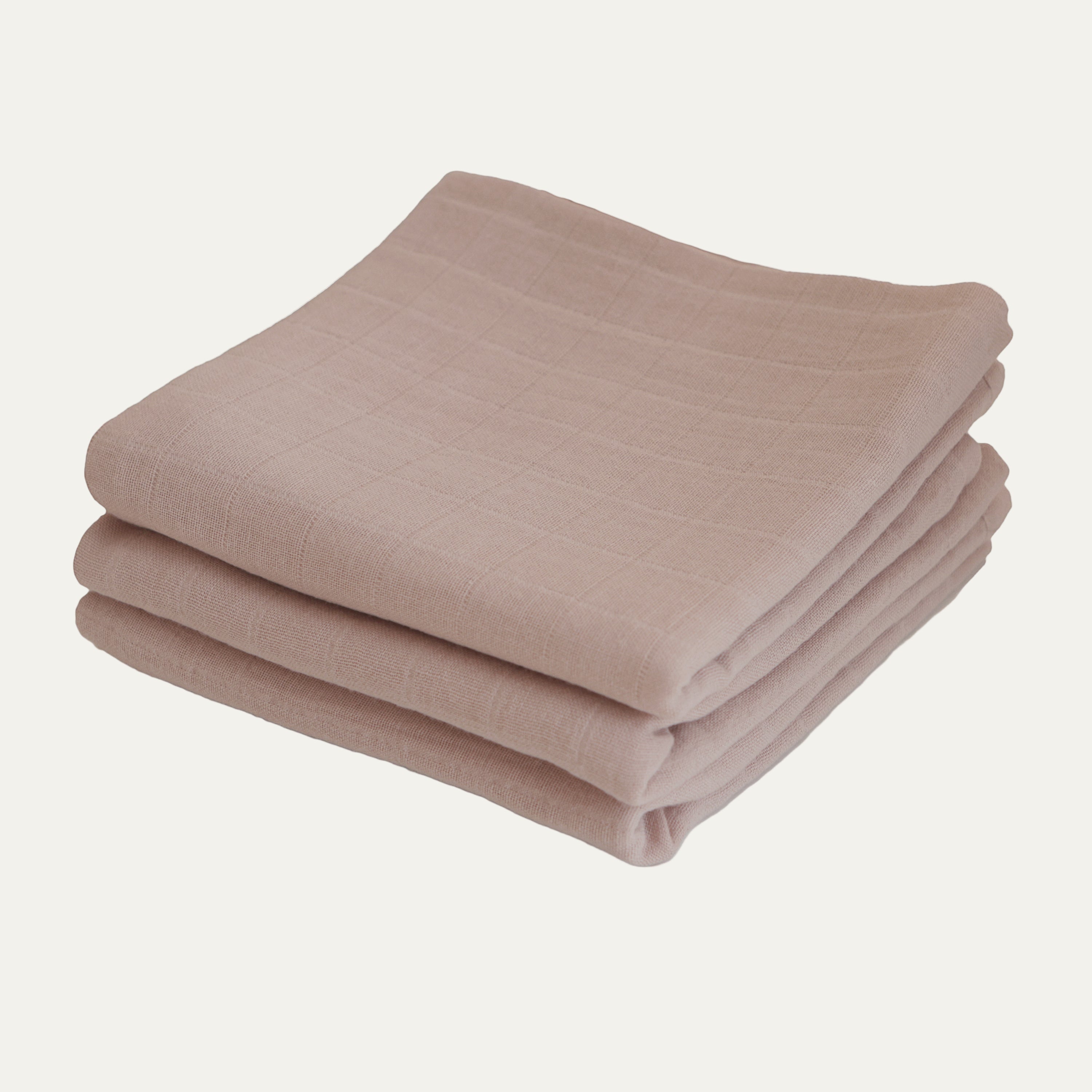 Organic Cotton Muslin Cloths 3-Pack