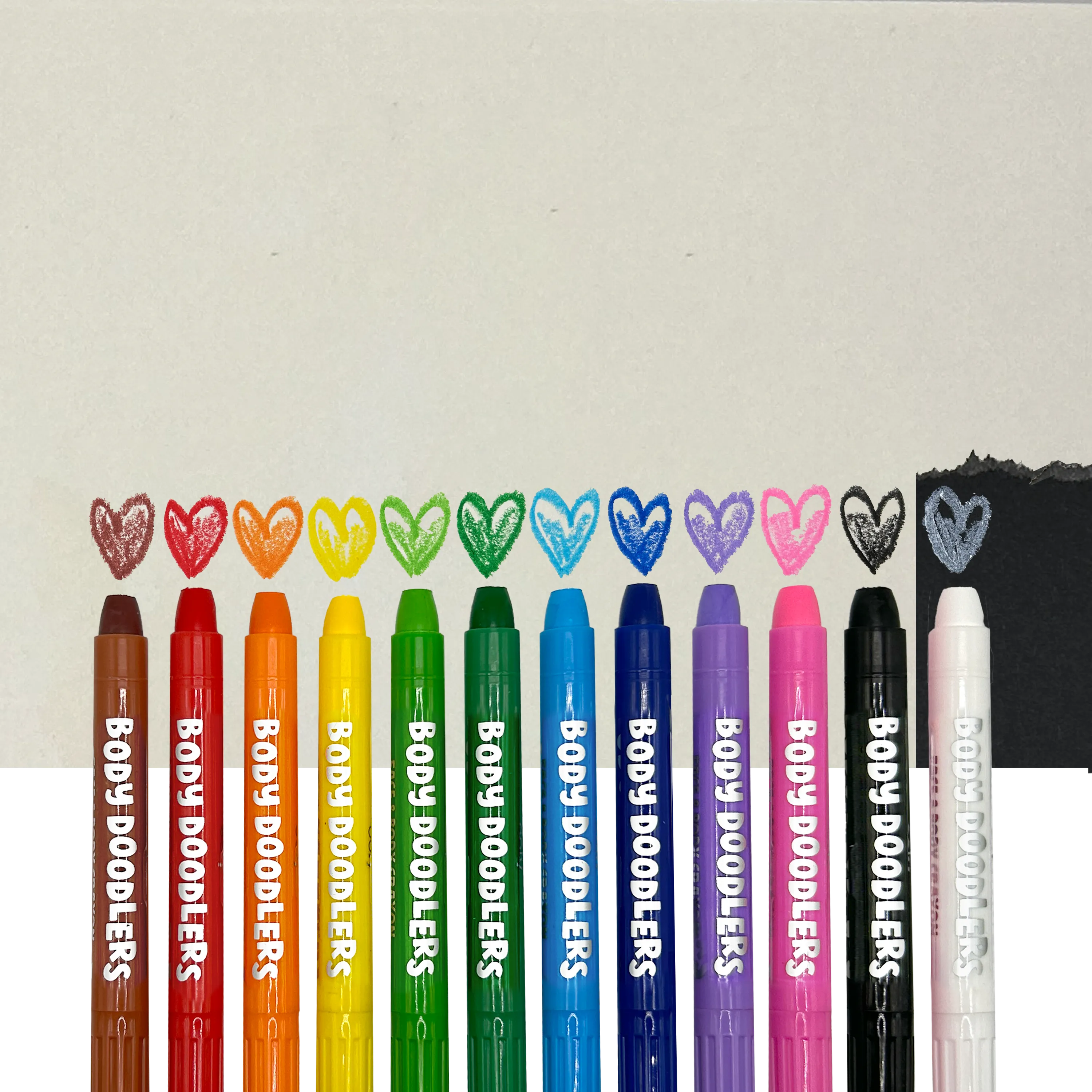 Body Doodlers - Face & Body Crayons - Set of 12