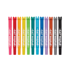 Cat Parade Gel Crayons - Set of 12