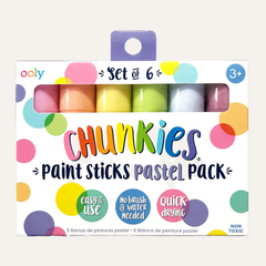 Chunkies Paint Sticks - Pastel - Set of 6