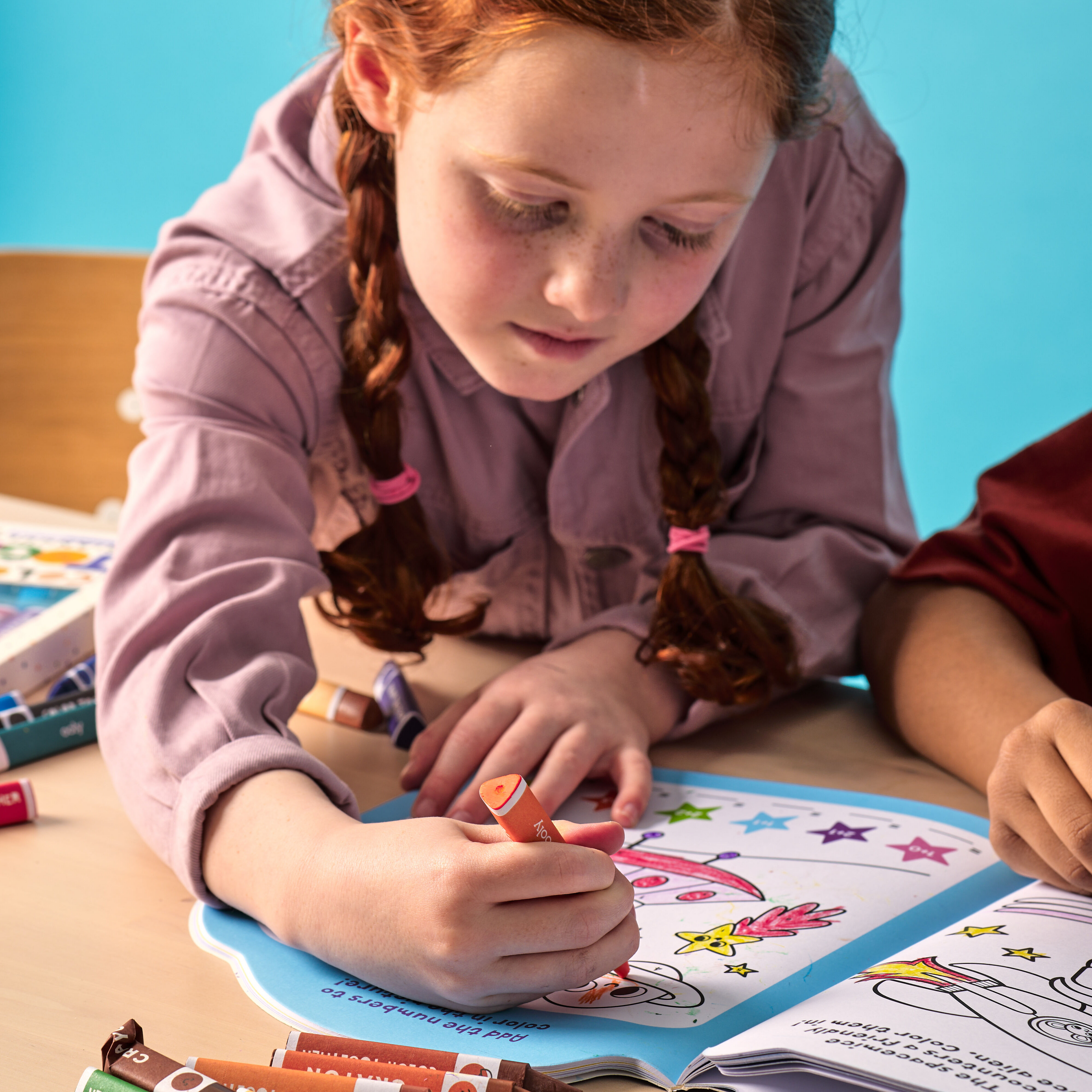 Color Together Triangular Crayons - Easy Grip - Set of 18