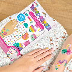 Tattoo-Palooza Temporary Tattoos & Nail Stickers - Unicorns & Rainbows